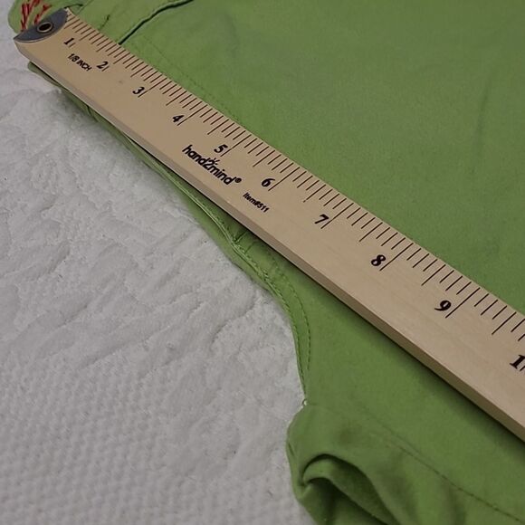 Destiny Jeans sz 11/12 chartreuse green sequined cropped jeans - Picture 7 of 10